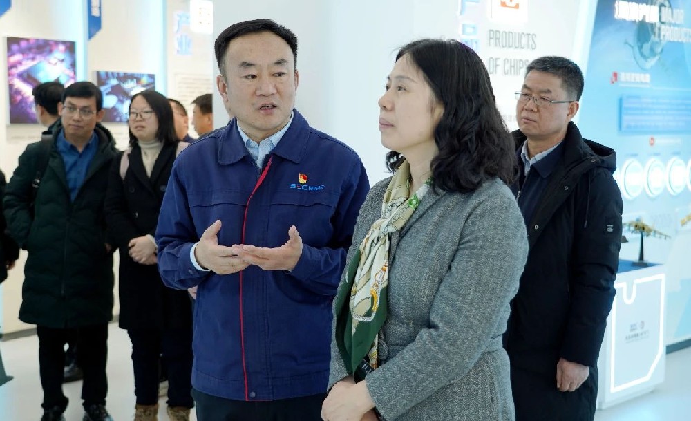 工信部電子信息司領導蒞臨天光半導體公司調(diào)研指導